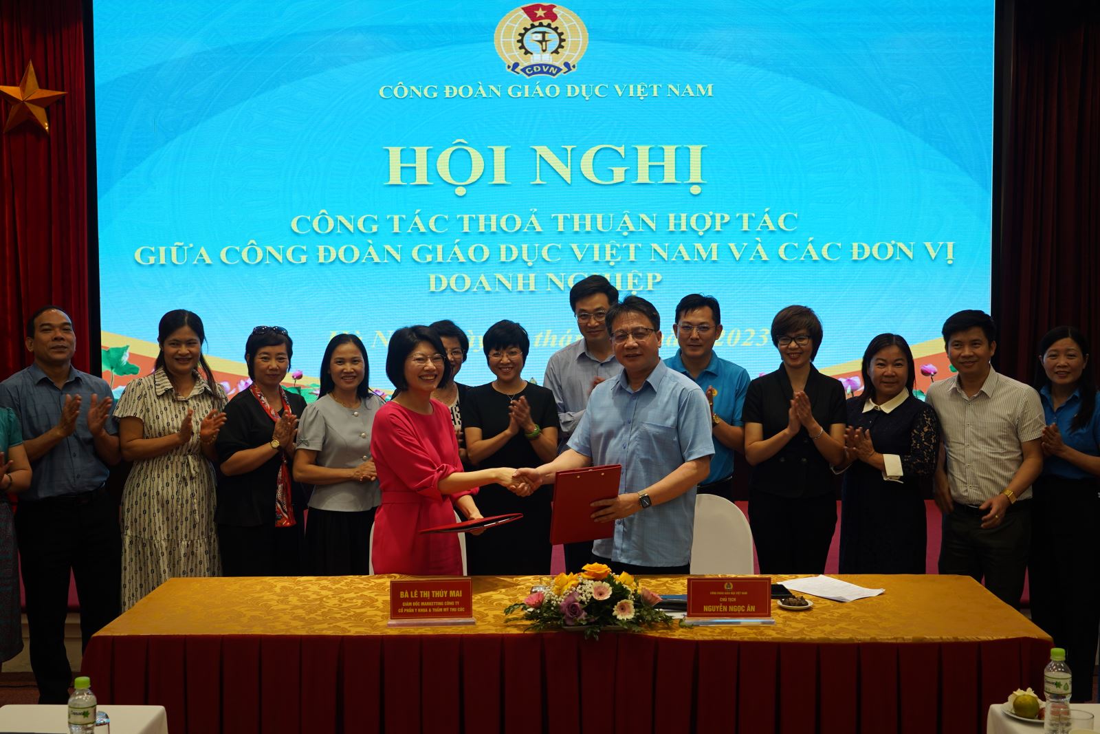 Hội nghị công tác thỏa thuận hợp tác giữa Công đoàn Giáo dục Việt Nam với các đơn vị doanh nghiệp